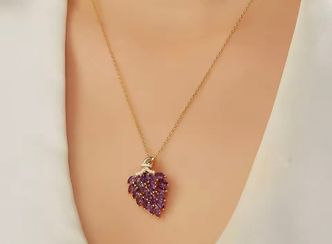 Silver Amethyst Necklace