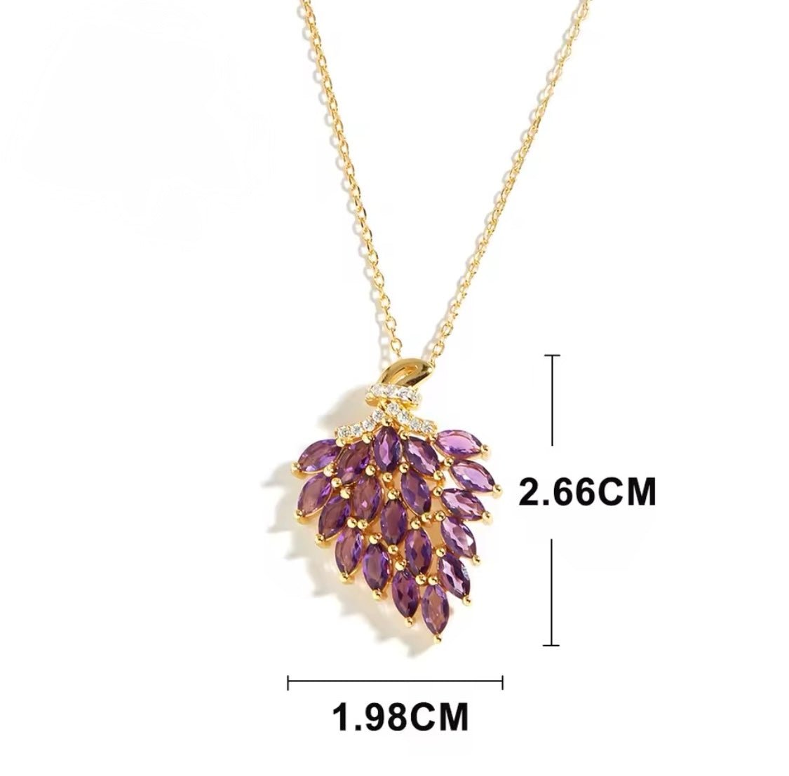 Silver Amethyst Necklace