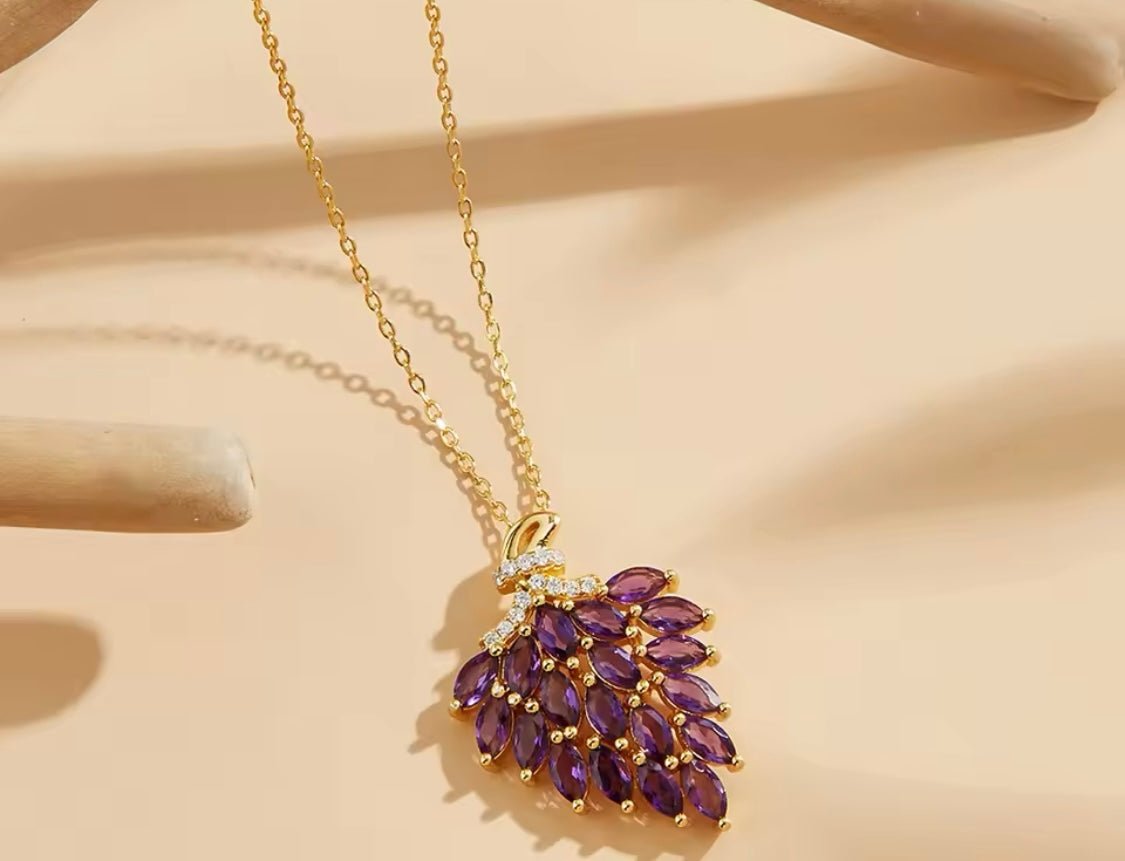 Silver Amethyst Necklace