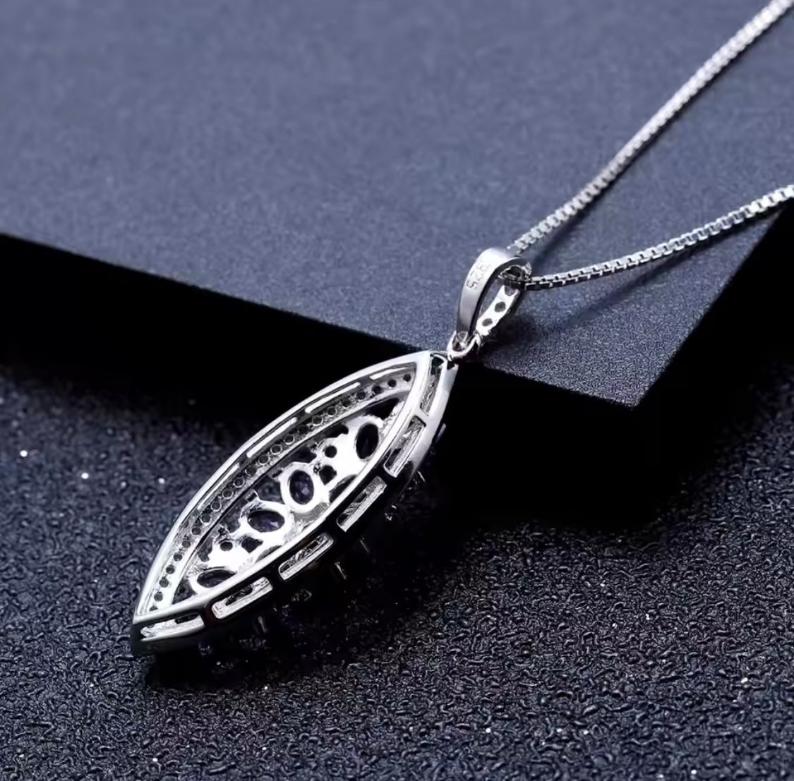 Silver Amethyst Pendant – 1.24 ct Natural Gemstone Necklace