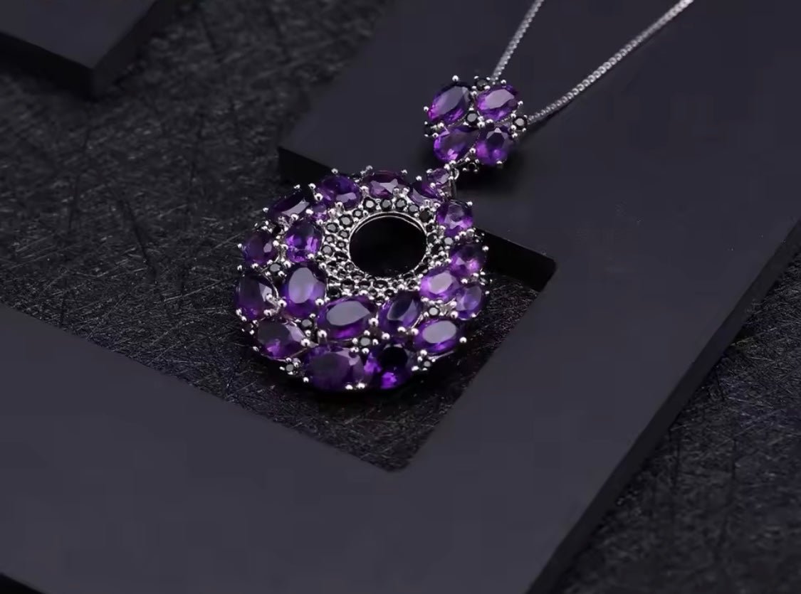 Silver Amethyst Pendant