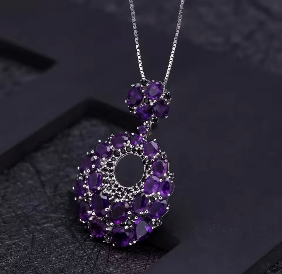 Silver Amethyst Pendant