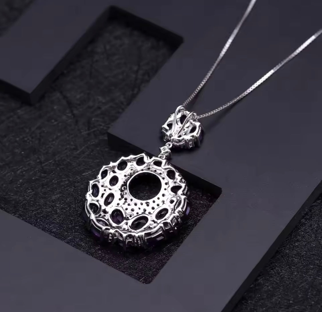 Silver Amethyst Pendant