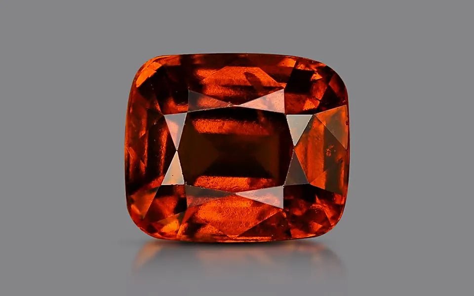 Silver Pendant with Hessonite Garnet 5.39 ct