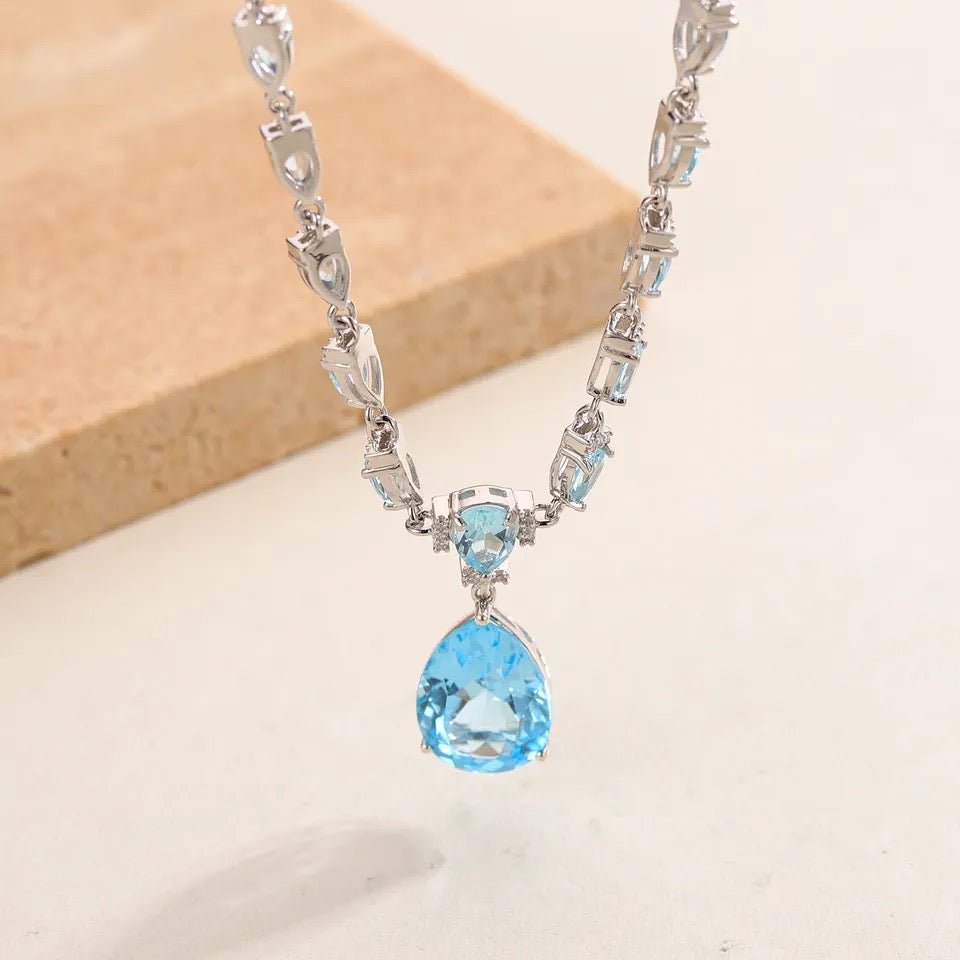 Silver Topaz Necklace