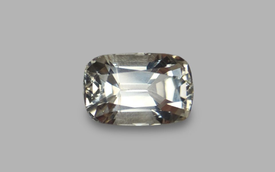 Spodumene 6.11 ct – Light Yellow, Cushion Cut, Untreated