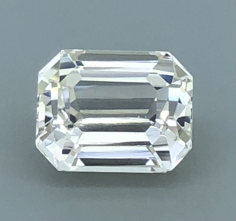 Spodumene 8.58 ct – Light Yellow, Octagonal Cut, HGTL Certified