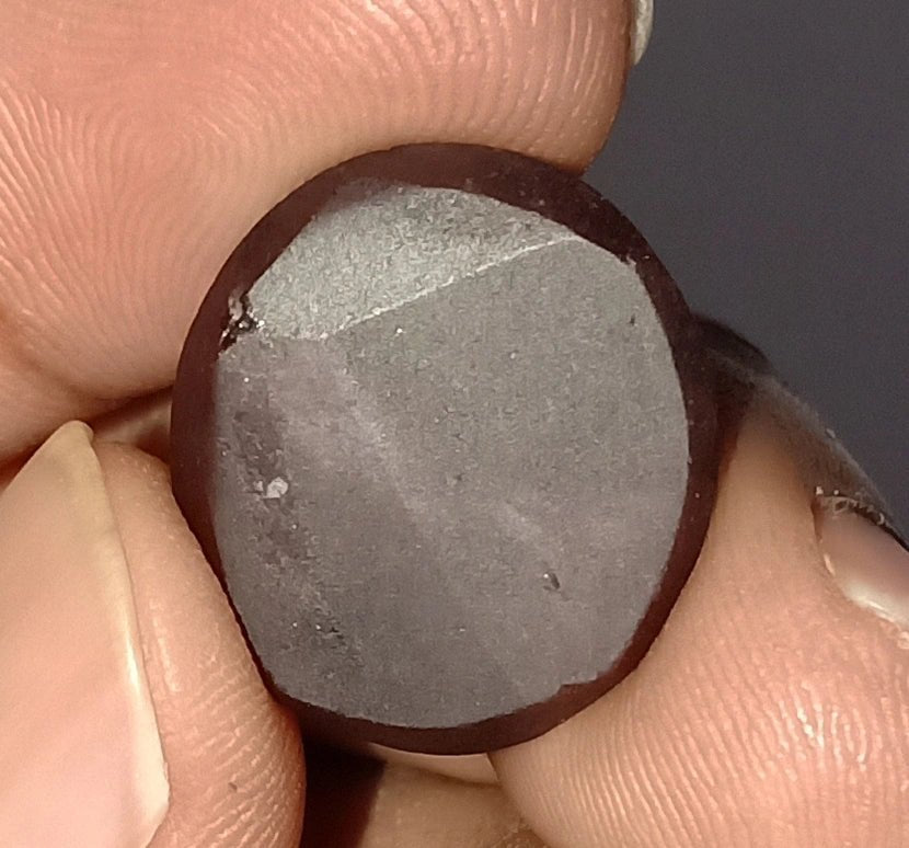 Star Garnet 30.15 ct – Deep Red, Oval Cabochon, Untreated