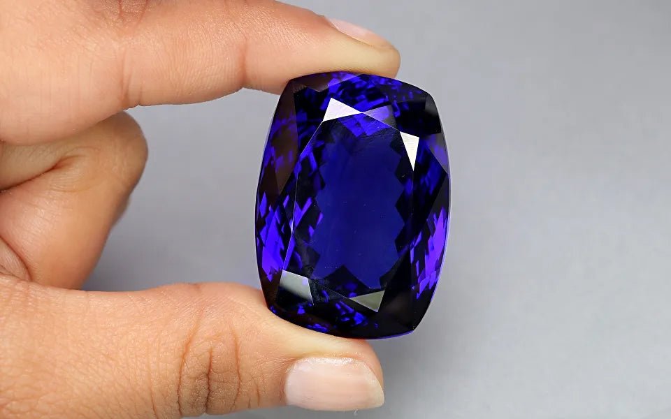 Tanzanite 166.88 ct – Blue, Cushion Cut, Natural, Lab Certified