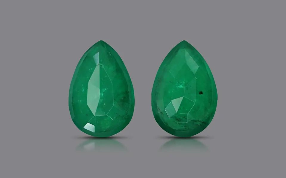 Zambia Emerald Pair - 12.01 ct