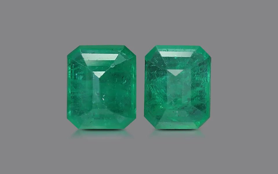 Zambia Emerald Pair - 17.27 ct