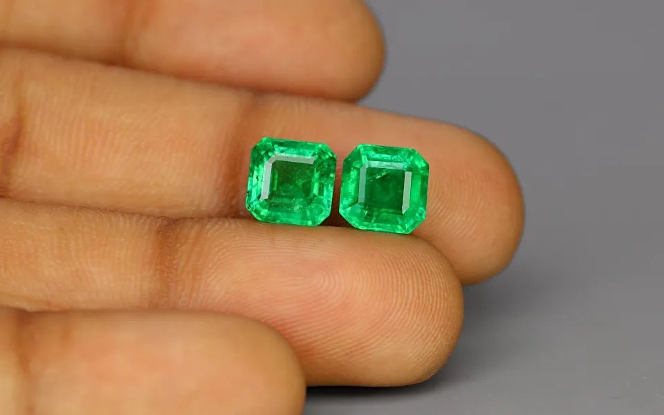 Zambia Emerald Pair - 5.01 ct