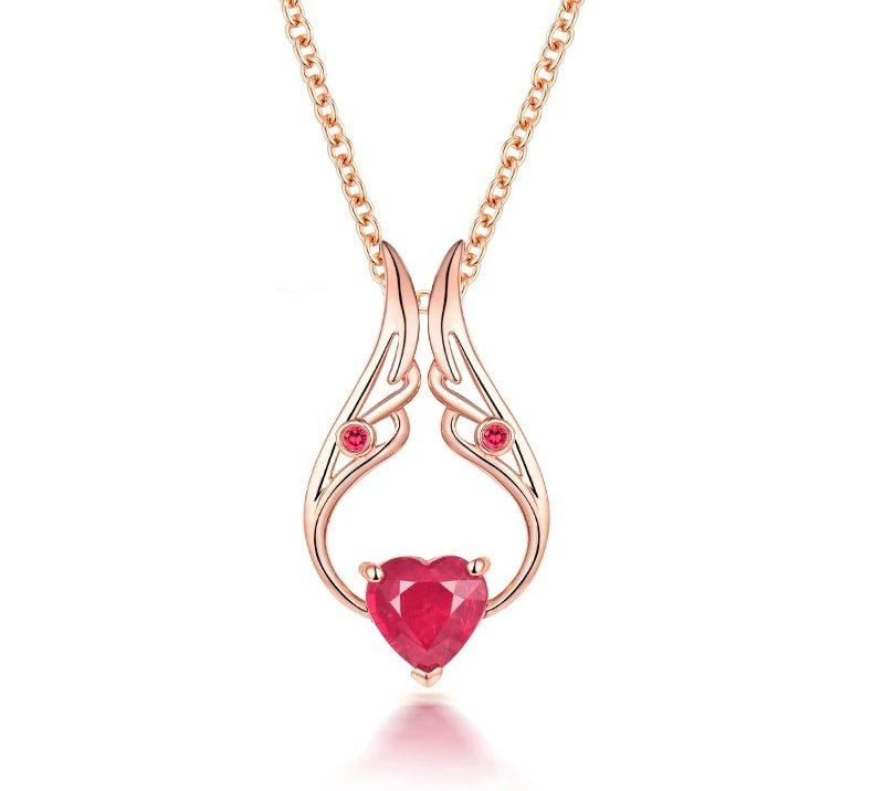 18Kt Gold 1.02 ct Ruby Pendant