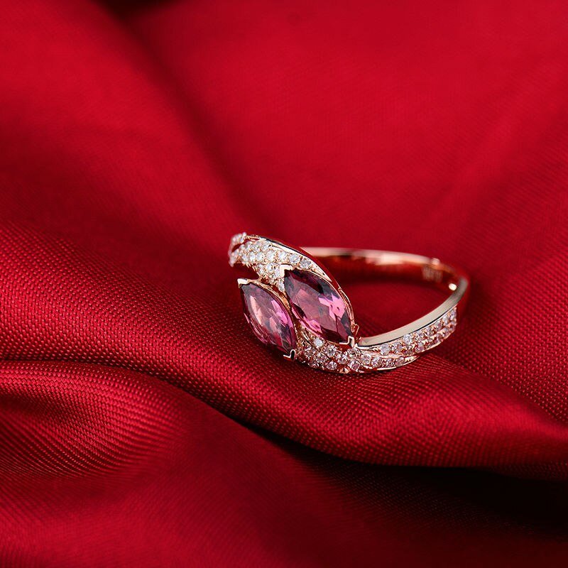 18kt Rose Gold & 0.69 ct Tourmaline Ring