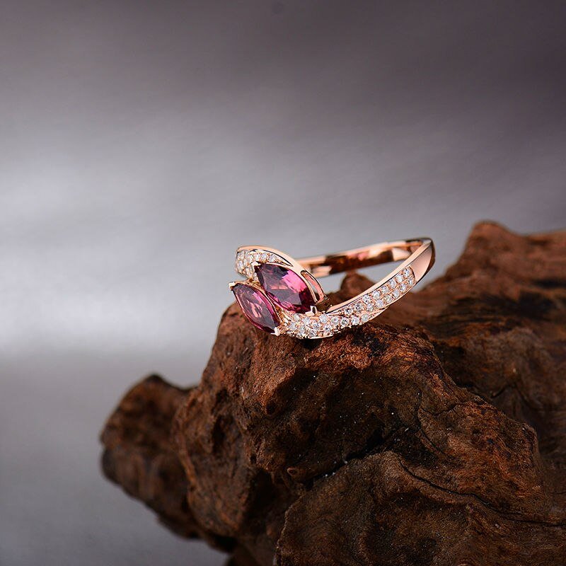 18kt Rose Gold & 0.69 ct Tourmaline Ring