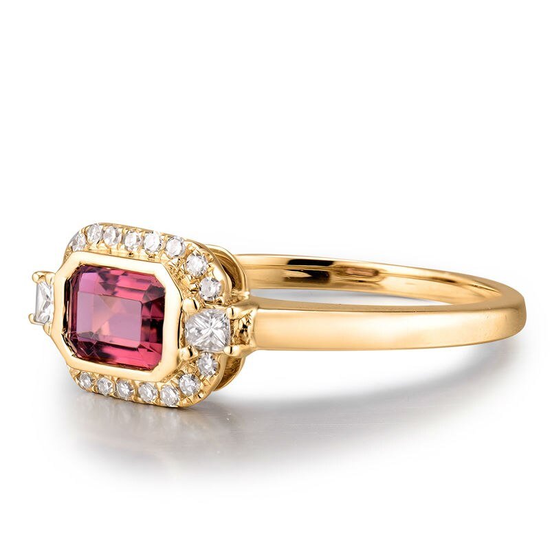 18kt Yellow Gold & 0.93 ct Tourmaline Ring