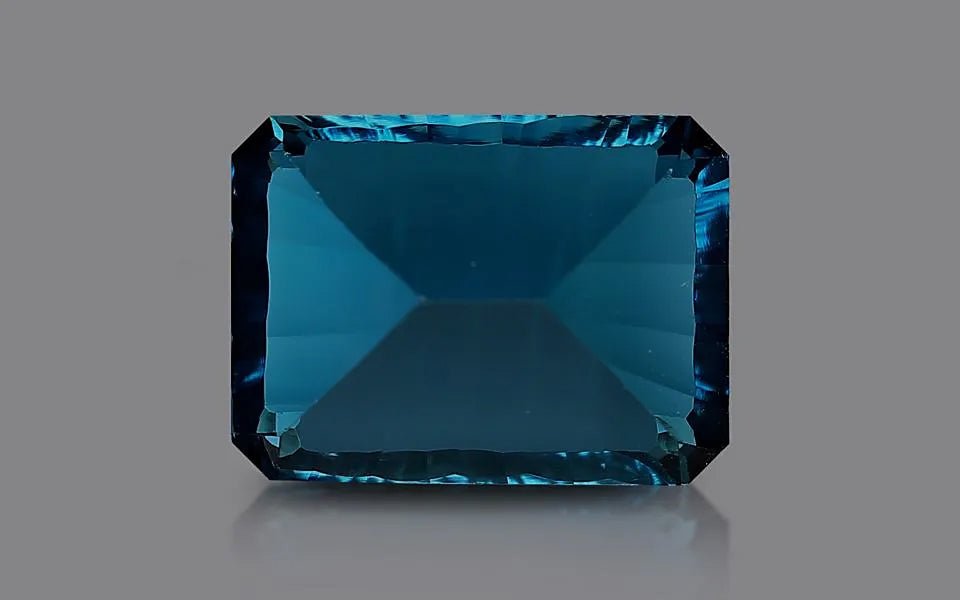 Natural London Blue Topaz 13.88 ct – Octagon Cut, Certified
