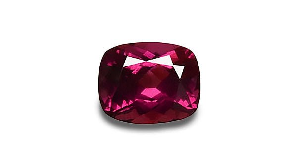 Natural red gemstone garnet