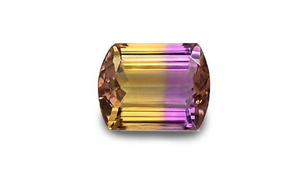 Natural bicolor ametrine 
