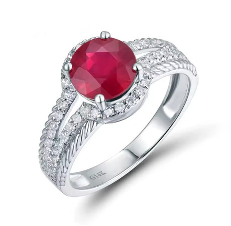 Red Gemstone Rings - SOSNA Gems