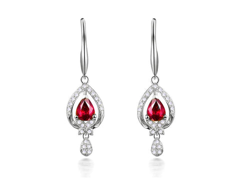 Ruby Earrings - SOSNA Gems