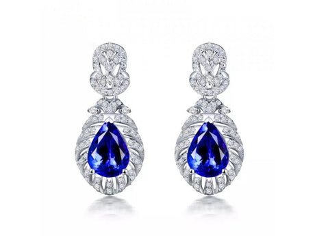 Tanzanite Earrings - SOSNA Gems