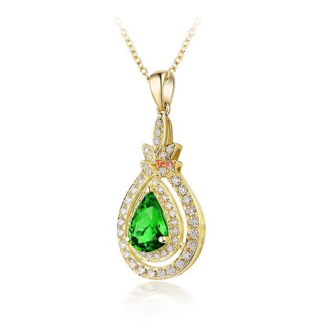 Tsavorite Pendants - SOSNA Gems