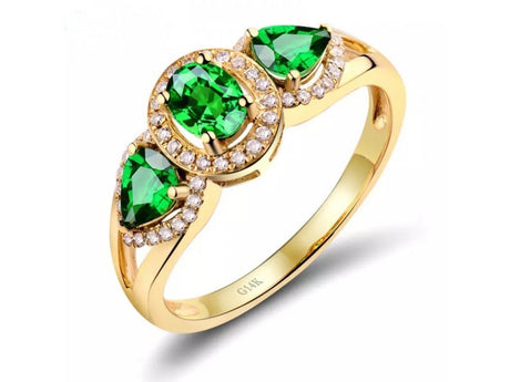 Tsavorite Rings - SOSNA Gems