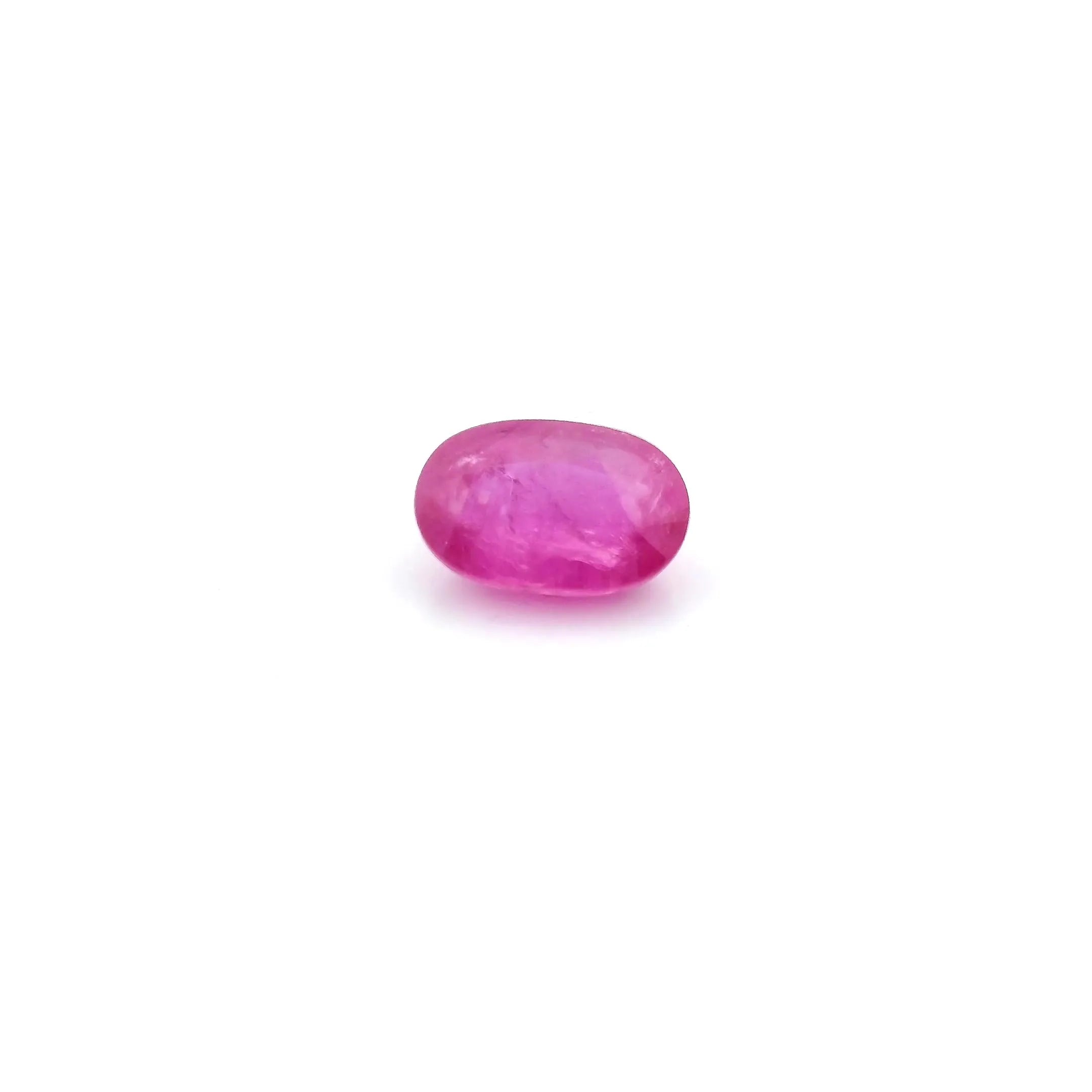 0.73ct Oval Natural Ruby (Colour Red, Clarity Moderately Included, Cut Faceted)