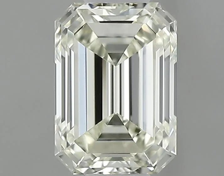 0,50ct Smaragdový přírodní diamant (Barva J, Čistota VS1, Brus VG, IGI Certifikovaný)