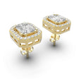 1.35ct Face - Up Prong Diamond Earrings – 18K Yellow Gold