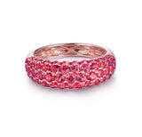 14Kt Rose Gold Diamond & 3.55 ct Ruby Ring