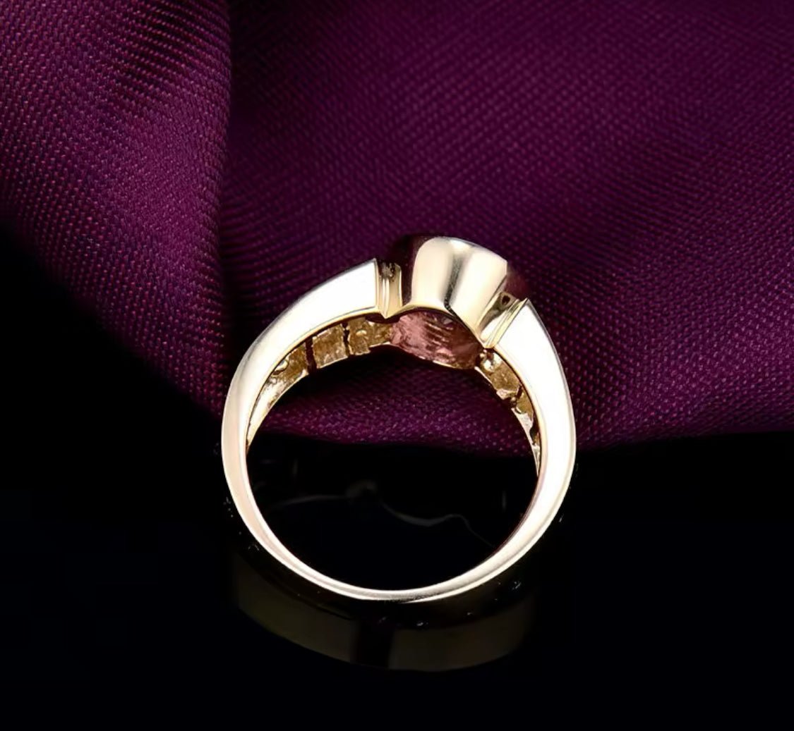 14kt Yellow Gold 1.60 ct Tourmaline Ring (Unisex)