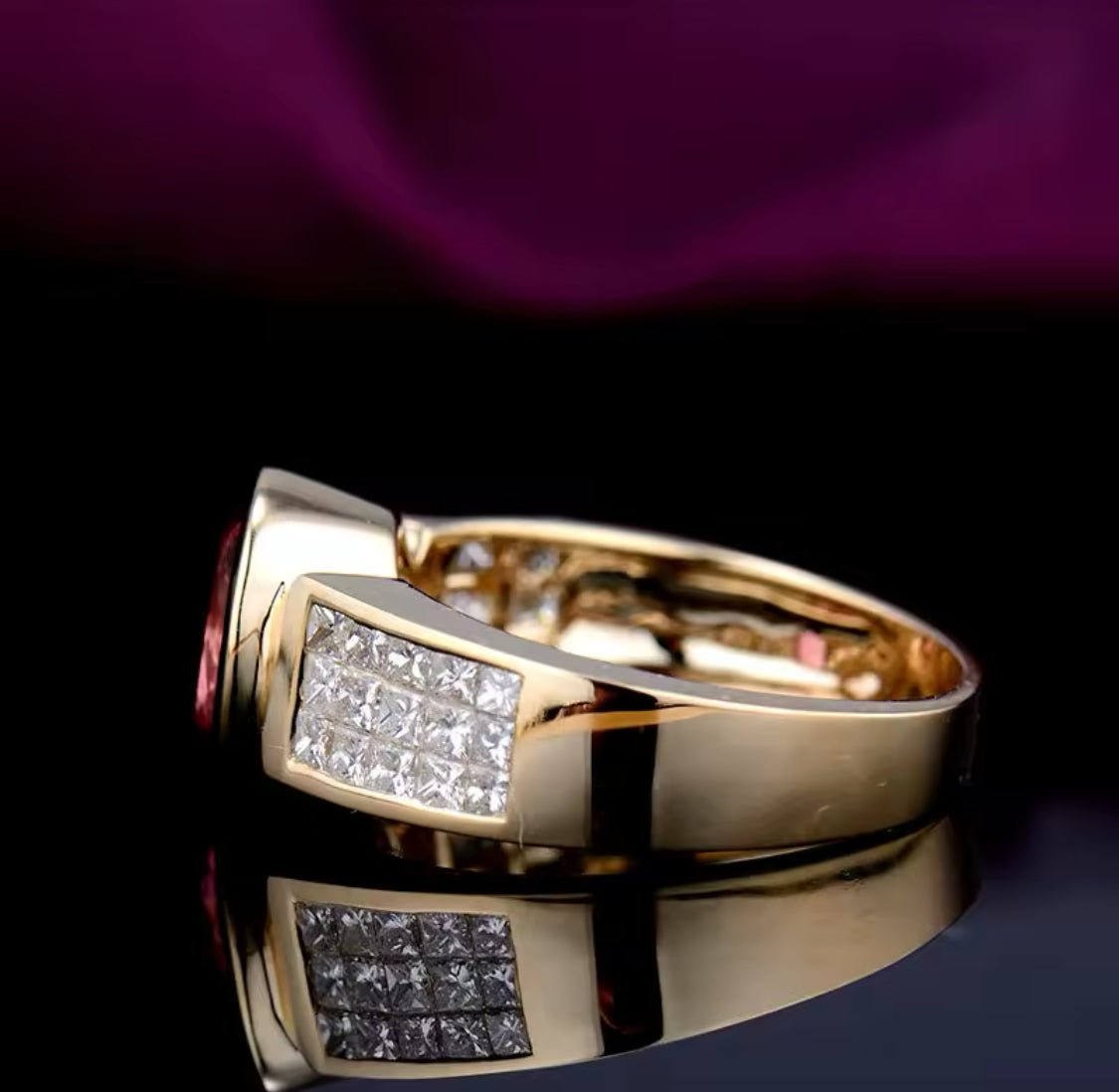 14kt Yellow Gold 1.60 ct Tourmaline Ring (Unisex)