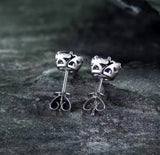 18K White Gold 1.50 ct Sapphire Earrings with Diamond