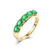 18Kt Gold Natural 0.90 ct Emerald Ring (Unisex)