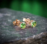 18Kt Rose - Gold 0.95 ct Tsavorite Earrings