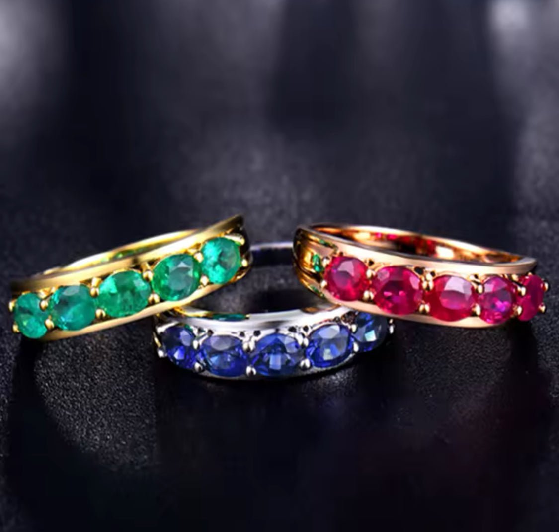 18Kt Rose Gold 1.20 ct Ruby Ring