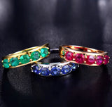 18Kt Rose Gold 1.20 ct Ruby Ring