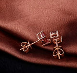 18kt Rose Gold 1.51 ct Tourmaline Earrings