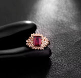 18kt Rose Gold & 1.61 ct Tourmaline Ring