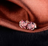 18kt Rose Gold 1.63 ct Tourmaline Earrings