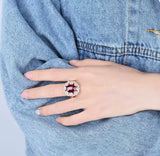 18kt Rose Gold & 5.10 ct Tourmaline Ring