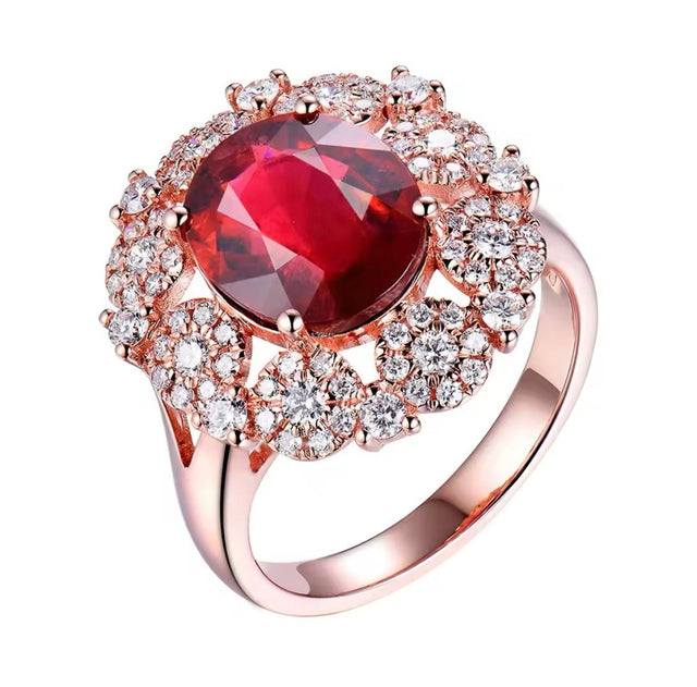 18kt Rose Gold & 5.10 ct Tourmaline Ring