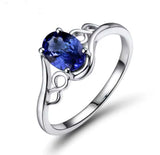 18Kt White Gold 0.88 ct Tanzanite Ring