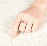 18kt White Gold Diamond 0.82 ct Tourmaline Ring