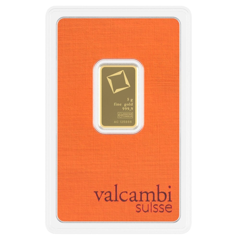 5 g Investment Gold Bar – Valcambi