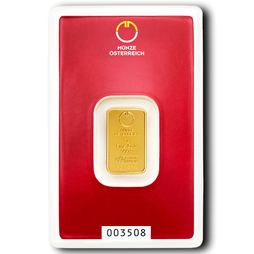 5 g Investment Gold Bar – Münze Österreich