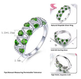 Silver 1.50 ct Chrome Diopside Ring