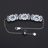 Silver 8.27 ct Topaz Bracelet